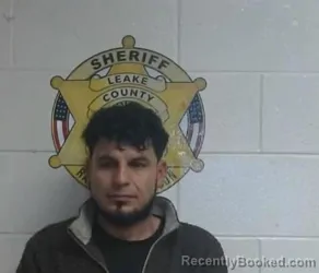 Mugshot of Rafael Guzman Lopez booked in Leake County, Mississippi on October 20, 2026