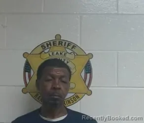 Mugshot of Howard Tarrell Burks booked in Leake County, Mississippi on October 24, 2026