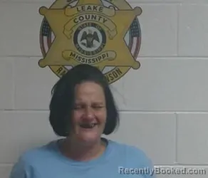 Mugshot of Robin Lynn Shepard booked in Leake County, Mississippi on October 6, 2026
