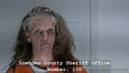 Mugshot of JEANIE SUE SHINAULT booked in Lowndes County, Mississippi on July 16, 2026
