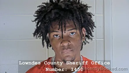 Mugshot of DAVION ISSIAH LANE booked in Lowndes County, Mississippi on May 14, 2026