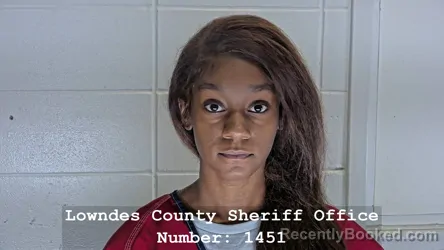 Mugshot of AMIRACLE AMBRELL MORGAN booked in Lowndes County, Mississippi on May 14, 2026
