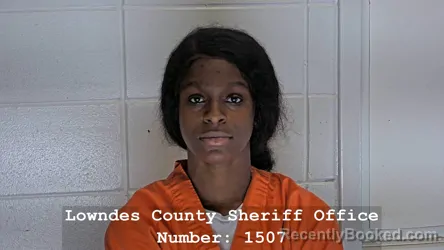 Mugshot of SEQUOYAH SESTELLE FAITH FISHER booked in Lowndes County, Mississippi on May 19, 2026
