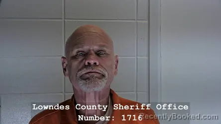 Mugshot of BRUCE KENDALL OWINGS booked in Lowndes County, Mississippi on July 7, 2026