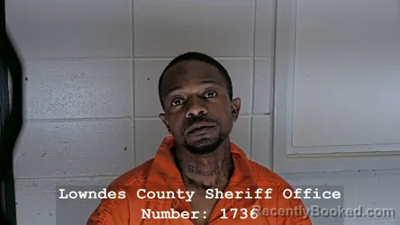Mugshot of ROASHAWN JERMAINE WILLIAMS booked in Lowndes County, Mississippi on June 6, 2026