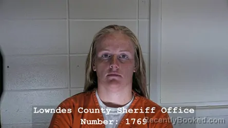 Mugshot of JALIE LYN YORK booked in Lowndes County, Mississippi on June 8, 2026