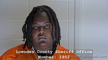 Mugshot of MARKEVIA LASHAE SADDLER booked in Lowndes County, Mississippi on June 23, 2026