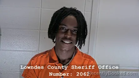 Mugshot of JACOB MARTIN booked in Lowndes County, Mississippi on July 3, 2026