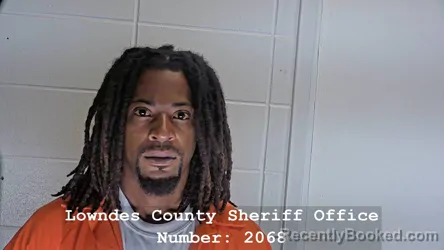 Mugshot of ANTAVIOUS TEREZ GATES booked in Lowndes County, Mississippi on July 3, 2026