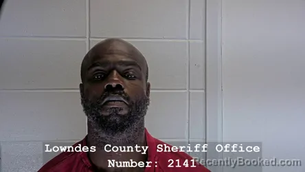 Mugshot of TERRY TORAL JONES booked in Lowndes County, Mississippi on July 8, 2026