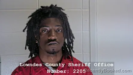 Mugshot of JEREMIAH OMARION ORR booked in Lowndes County, Mississippi on July 12, 2026