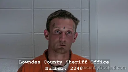 Mugshot of WILLIAM MATTHEW WHITE booked in Lowndes County, Mississippi on July 16, 2026