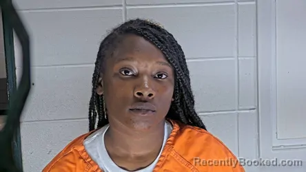 Mugshot of Nyasha Meshelle Brown booked in Lowndes County, Mississippi on September 4, 2026