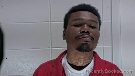 Mugshot of Antonio Thompson booked in Lowndes County, Mississippi on September 8, 2026