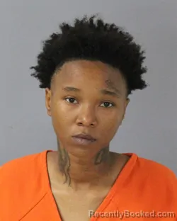 Mugshot of ZARIA ARIEL COTTON booked in Madison County, Mississippi on March 16, 2026