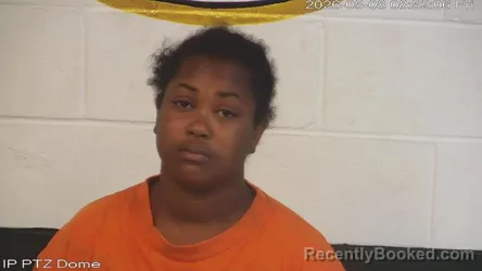 Mugshot of Anastasia Tateyanna Kesho Applewhite booked in Marion County, Mississippi on May 7, 2026
