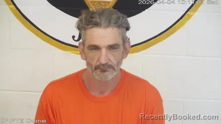 Mugshot of Anthony Jason Cox booked in Marion County, Mississippi on April 3, 2026