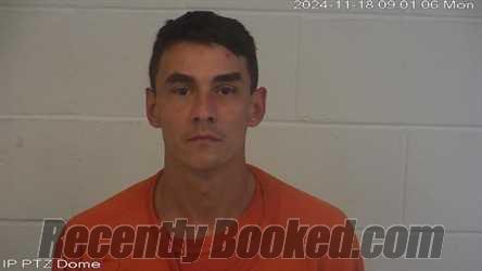 Booking photo from Marion County, Mississippi