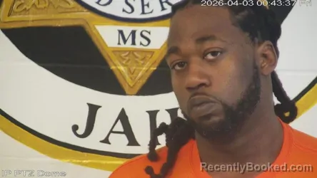 Mugshot of Anthony Douglas Taylor booked in Marion County, Mississippi on April 2, 2026