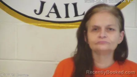 Mugshot of Candice Day Baughman booked in Marion County, Mississippi on May 27, 2026