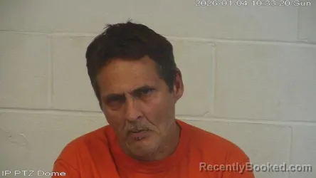 Booking photo from Marion County, Mississippi