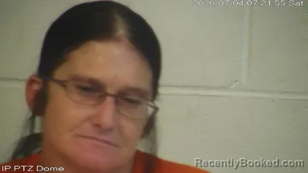 Mugshot of Connie Elaine Saucier booked in Marion County, Mississippi on July 3, 2026