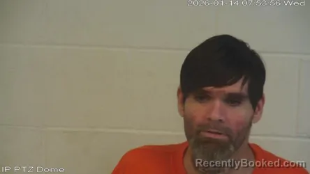 Booking photo from Marion County, Mississippi