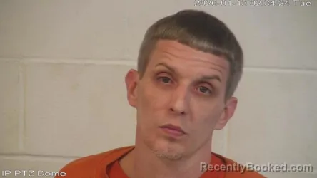 Booking photo from Marion County, Mississippi