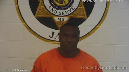 Mugshot of Jacoby Louis Nelson booked in Marion County, Mississippi on May 8, 2026