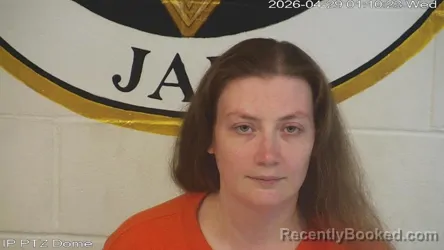 Mugshot of JENNIFER ANN ROZINSKI booked in Marion County, Mississippi on April 28, 2026