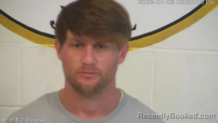 Mugshot of Jonathan Russell Williams booked in Marion County, Mississippi on April 2, 2026