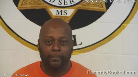 Mugshot of Keith Lamonte Caster booked in Marion County, Mississippi on April 27, 2026