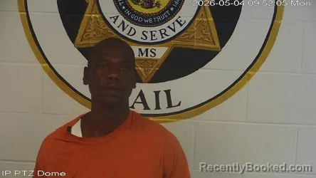 Mugshot of Larry Donell Alfred booked in Marion County, Mississippi on May 3, 2026