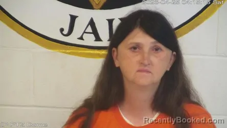 Mugshot of Lisa Gayle Ford booked in Marion County, Mississippi on April 24, 2026