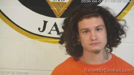 Mugshot of MADDOX WAIDE booked in Marion County, Mississippi on April 1, 2026