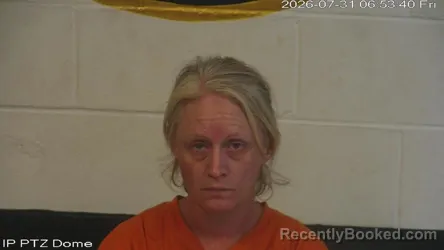 Mugshot of Rennea Rachelle Prine booked in Marion County, Mississippi on July 30, 2026