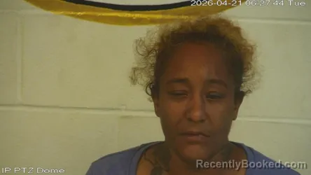 Mugshot of Selina S Daniels booked in Marion County, Mississippi on April 20, 2026