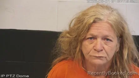 Mugshot of Tracy Bush booked in Marion County, Mississippi on August 1, 2026