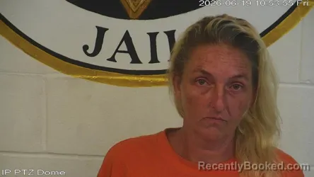 Mugshot of Tabatha Marie Savoie booked in Marion County, Mississippi on June 18, 2026