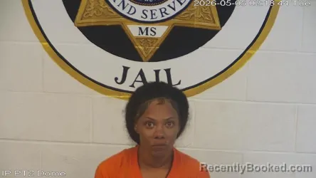 Mugshot of Whitley Peters booked in Marion County, Mississippi on May 4, 2026