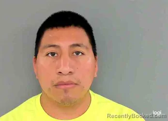 Mugshot of Gilbert Estuardo Vasquez Mendez booked in Neshoba County, Mississippi on July 25, 2026