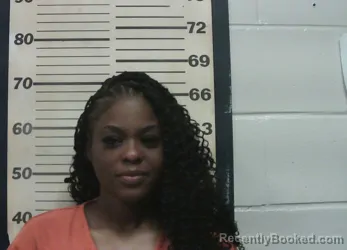 Mugshot of TALISHA DENISE SANDERS booked in Oktibbeha County, Mississippi on June 28, 2026