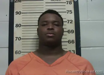 Mugshot of BRYTON JEQUAN WOODS booked in Oktibbeha County, Mississippi on July 15, 2026