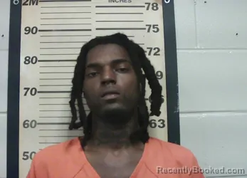 Mugshot of Alonzo Markell Hampton booked in Oktibbeha County, Mississippi on August 19, 2026