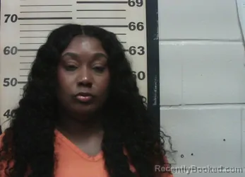 Mugshot of Jasmine Logan booked in Oktibbeha County, Mississippi on August 29, 2026