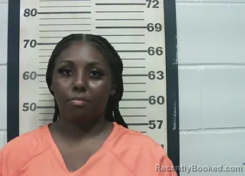 Mugshot of Janeshia Ellaze Douglas booked in Oktibbeha County, Mississippi on September 3, 2026