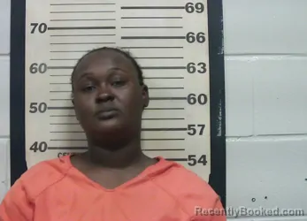 Mugshot of Asia Tikerria Mcdowell booked in Oktibbeha County, Mississippi on September 12, 2026