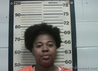Mugshot of Zyria Aleese Kennedy booked in Oktibbeha County, Mississippi on July 29, 2026