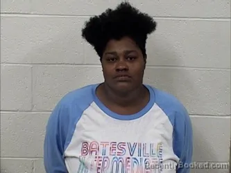 Mugshot of BREANNA SHANICE RUDD booked in Panola County, Mississippi on May 18, 2026