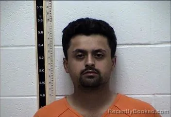 Mugshot of Peter Alejandro Valencia booked in Pearl River County, Mississippi on August 8, 2026